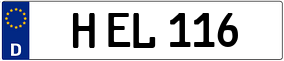 Truck License Plate